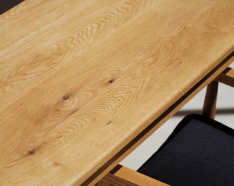 WOODEN DESK Minimalist, wooden writing desk, wooden office desk TABLE, Scandinavian Table, Nordic Furniture, mid century style