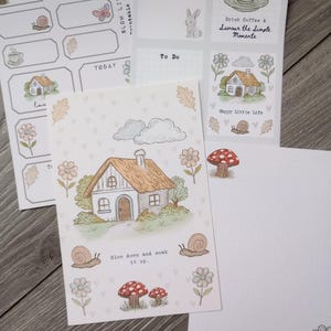 Kit de journal Slow Living - Kit de journalisation imprimable pour la journalisation, la planification et la conservation de la mémoire