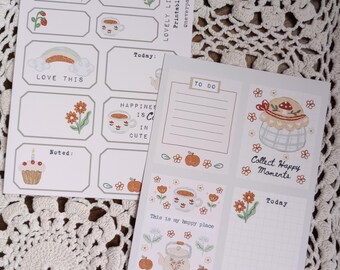Lovely Little Life - Printable Stickers and labels for Journaling, Planning, and Scrapbooking