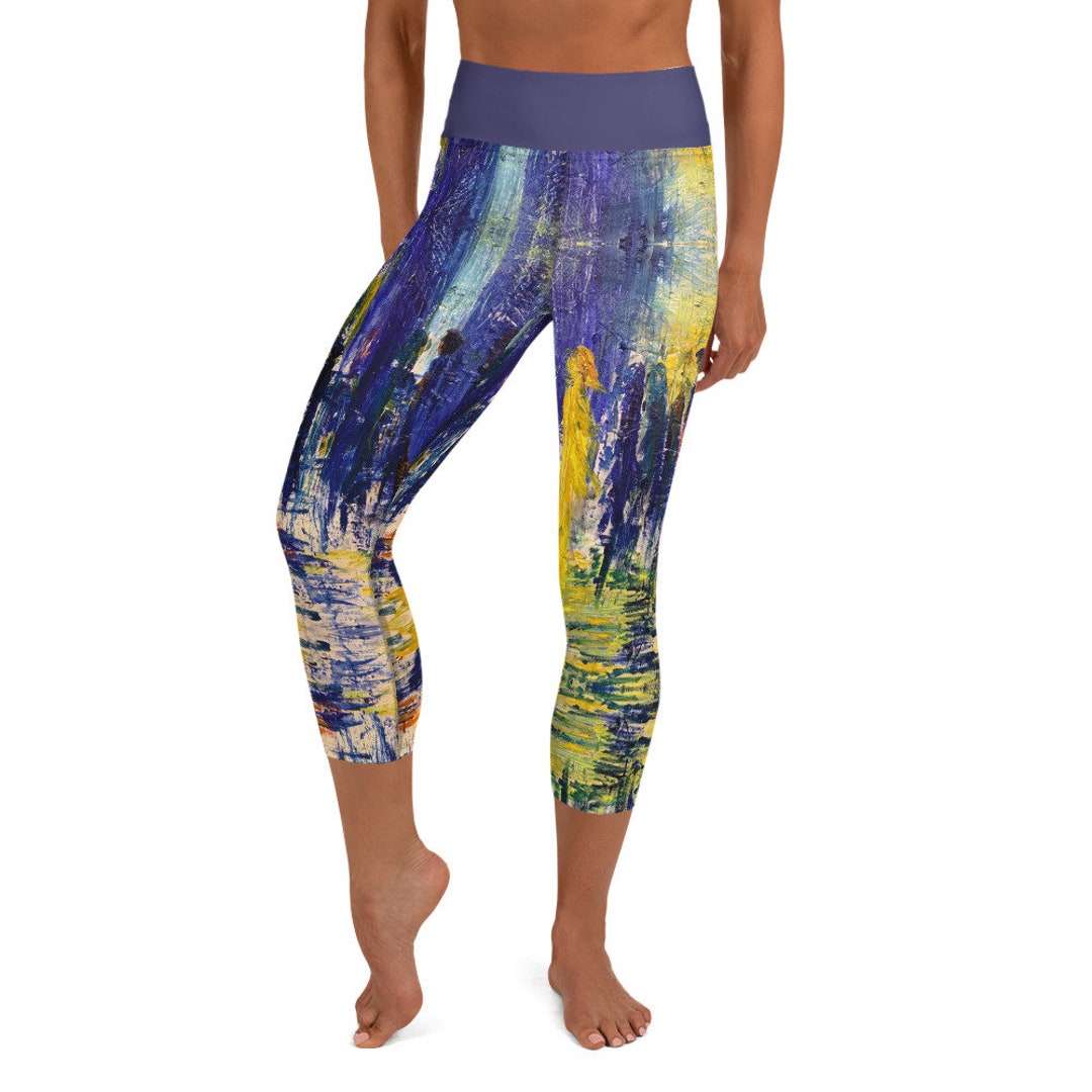 Yoga Capri Leggings (AOP) For Johanna