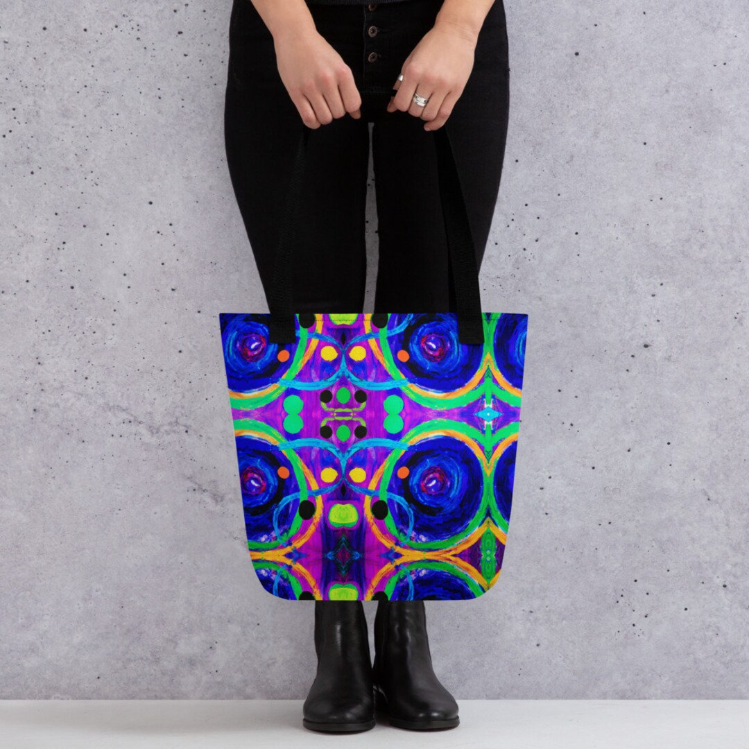 Surreal Art Canvas Tote Bag Art Tote Bag Painting Tote Bag Etsy