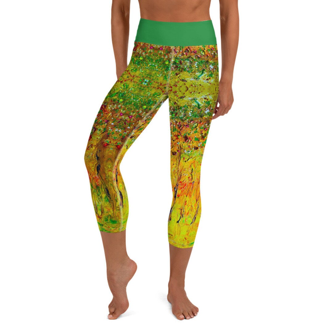 Yoga Capri Leggings Yoga Capri Pants Yoga Clothing Yoga Etsy