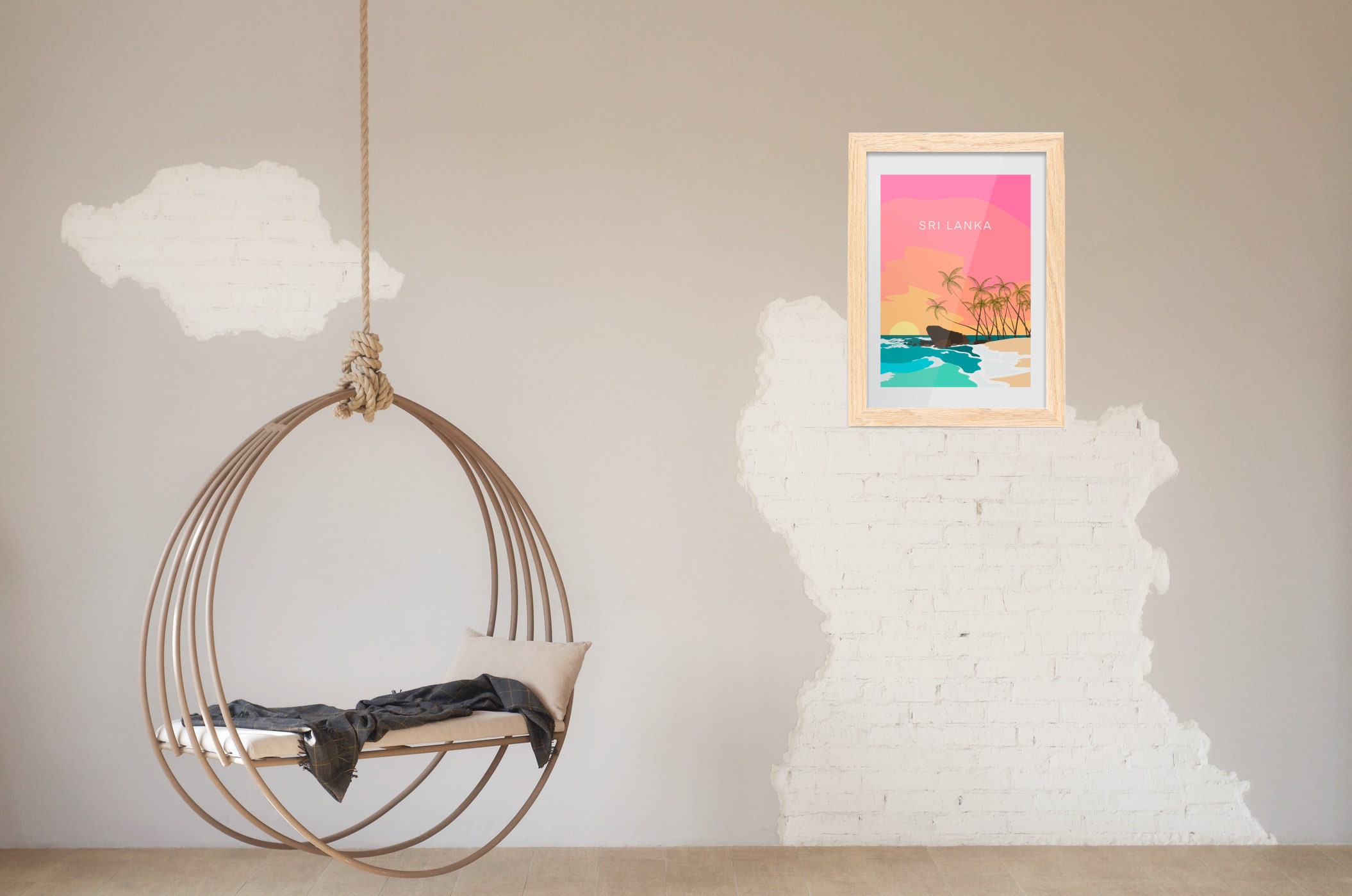 Digital Download Tropical Print Sri Lanka Wall Art Beach | Etsy