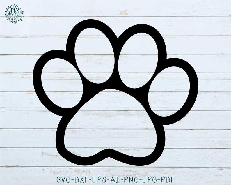 Free Free Paw Print Monogram Svg 902 SVG PNG EPS DXF File