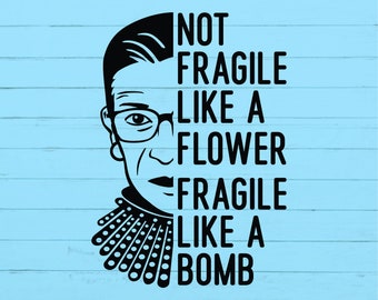 Ruth Bader Ginsburg I Dissent SVG png Vinyl Cut File for Cricut and Silhouette dxf svg jpg pdf