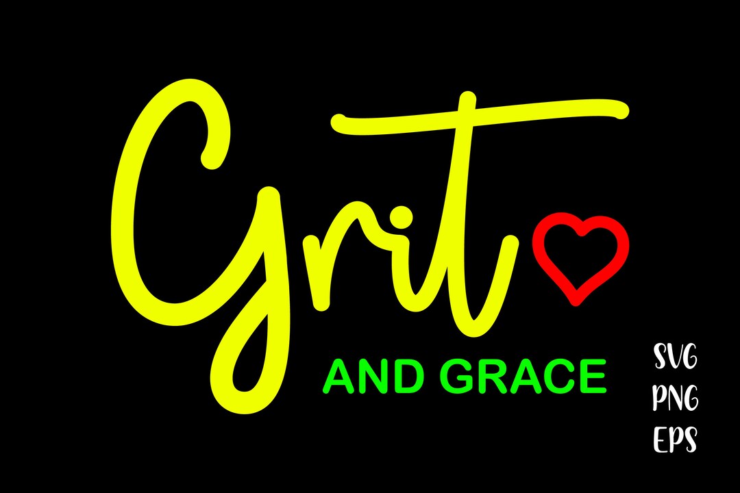 Grit and Grace SVG Religious Svg Christian Svg Faith Svg Etsy