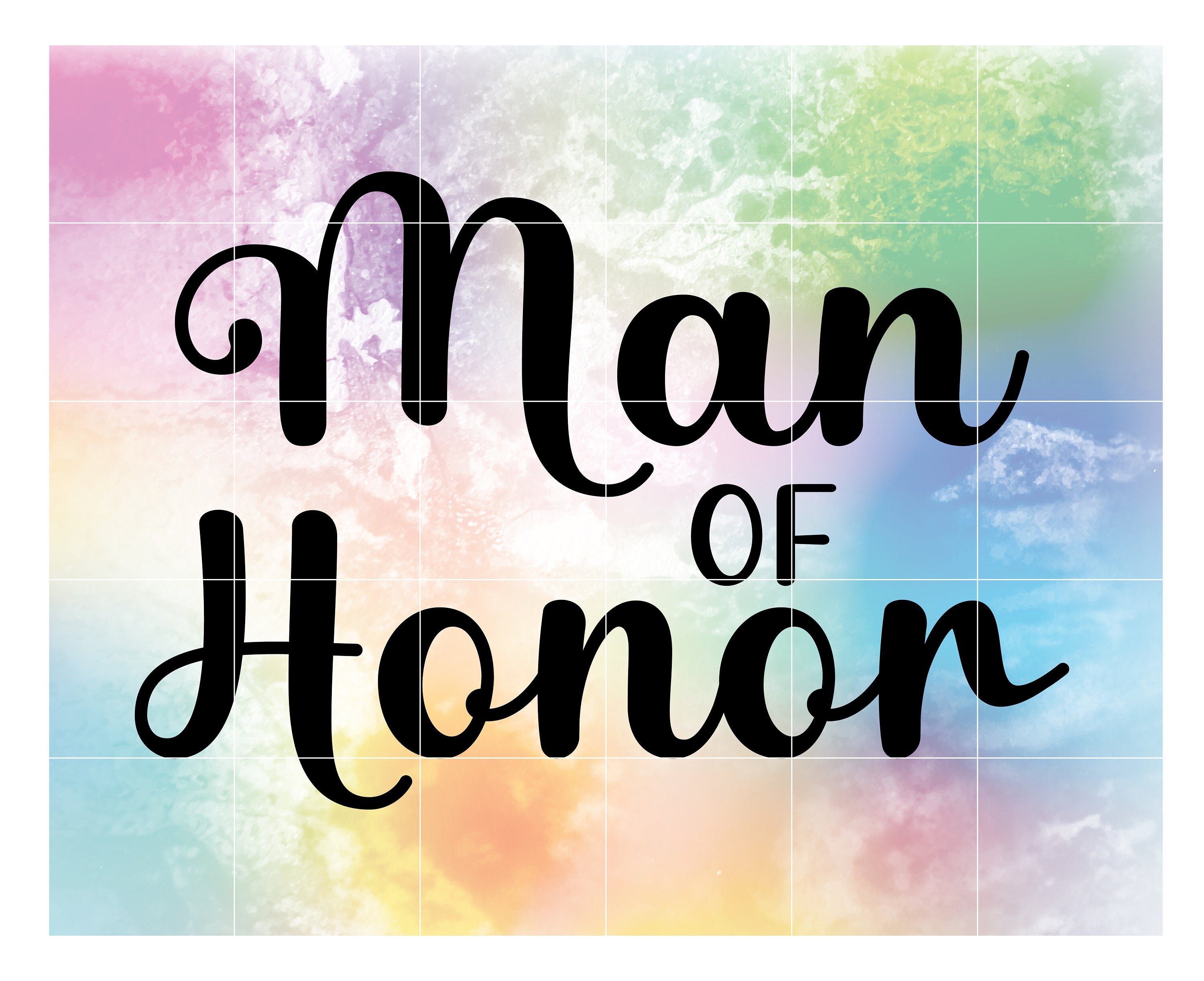 Man of honor svg Man of honor Bridal Party Svg Wedding Etsy