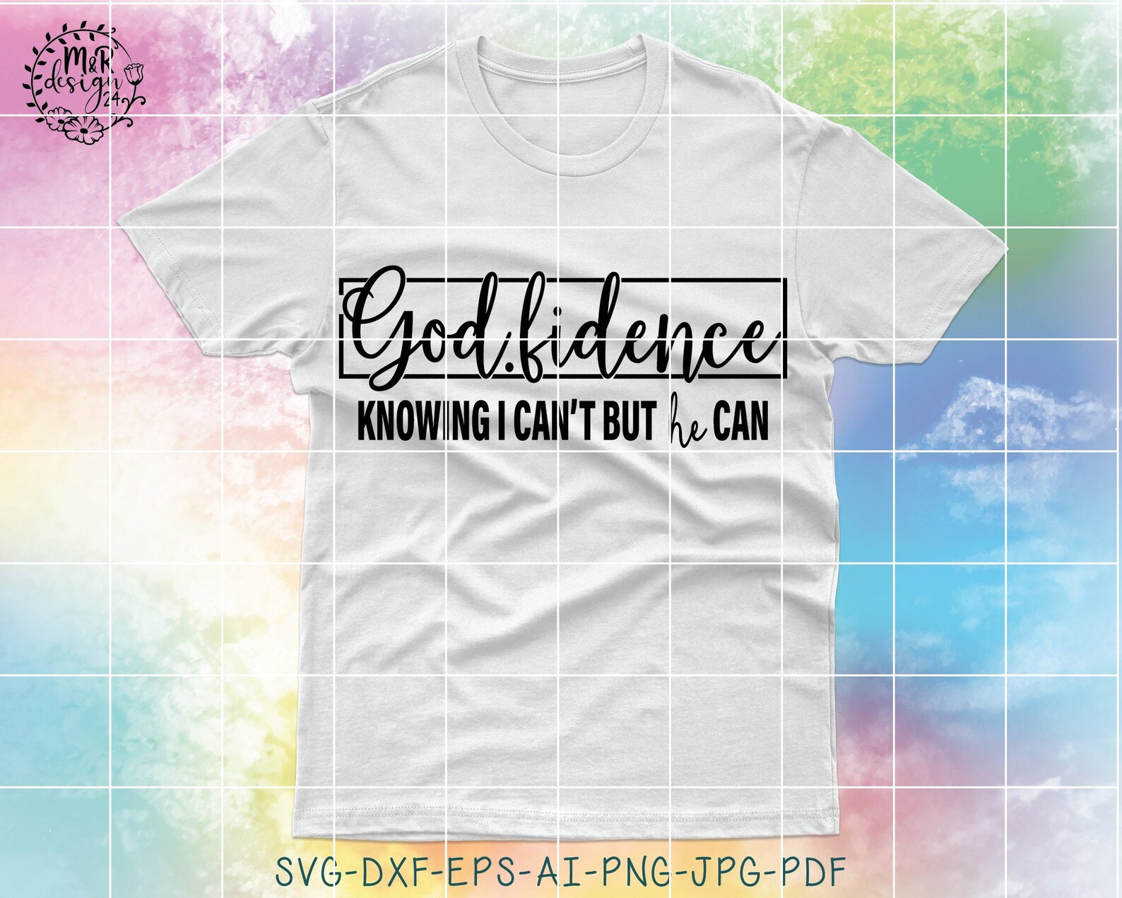 Godfidence Knowing I CANT BUT He Can Svg Godfidence Svg God - Etsy