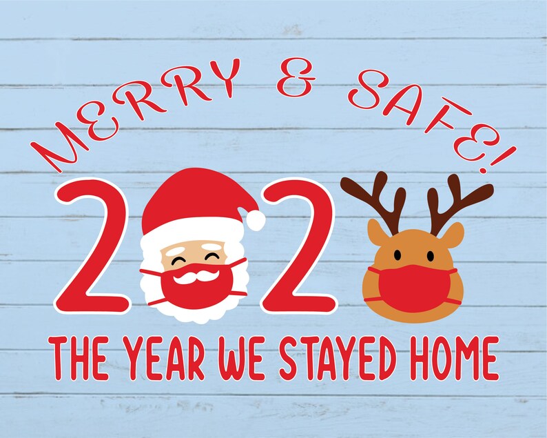 Heiraten und sicher Weihnachten SVG Weihnachten 2020 | Etsy