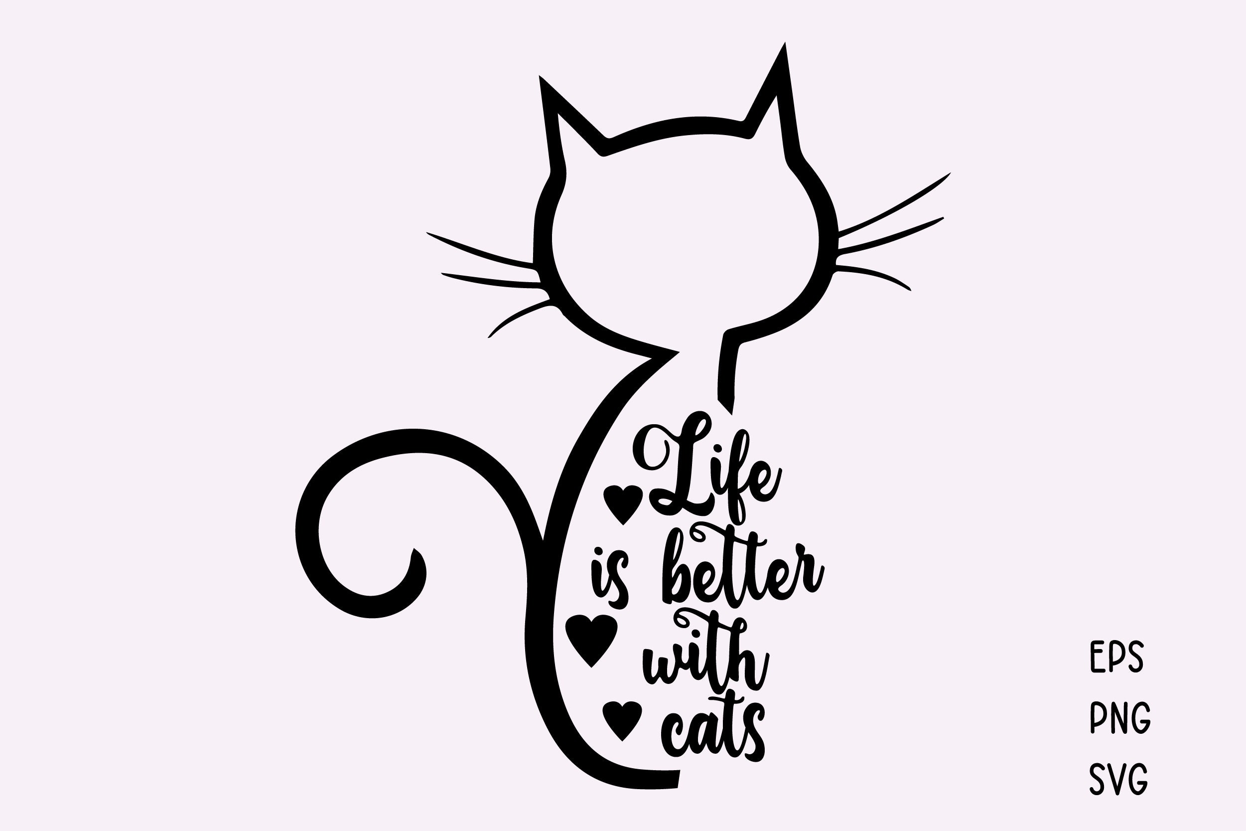 Cat SVG Files for Cricut Cat SVG Cat SVG Files Cat Svg - Etsy