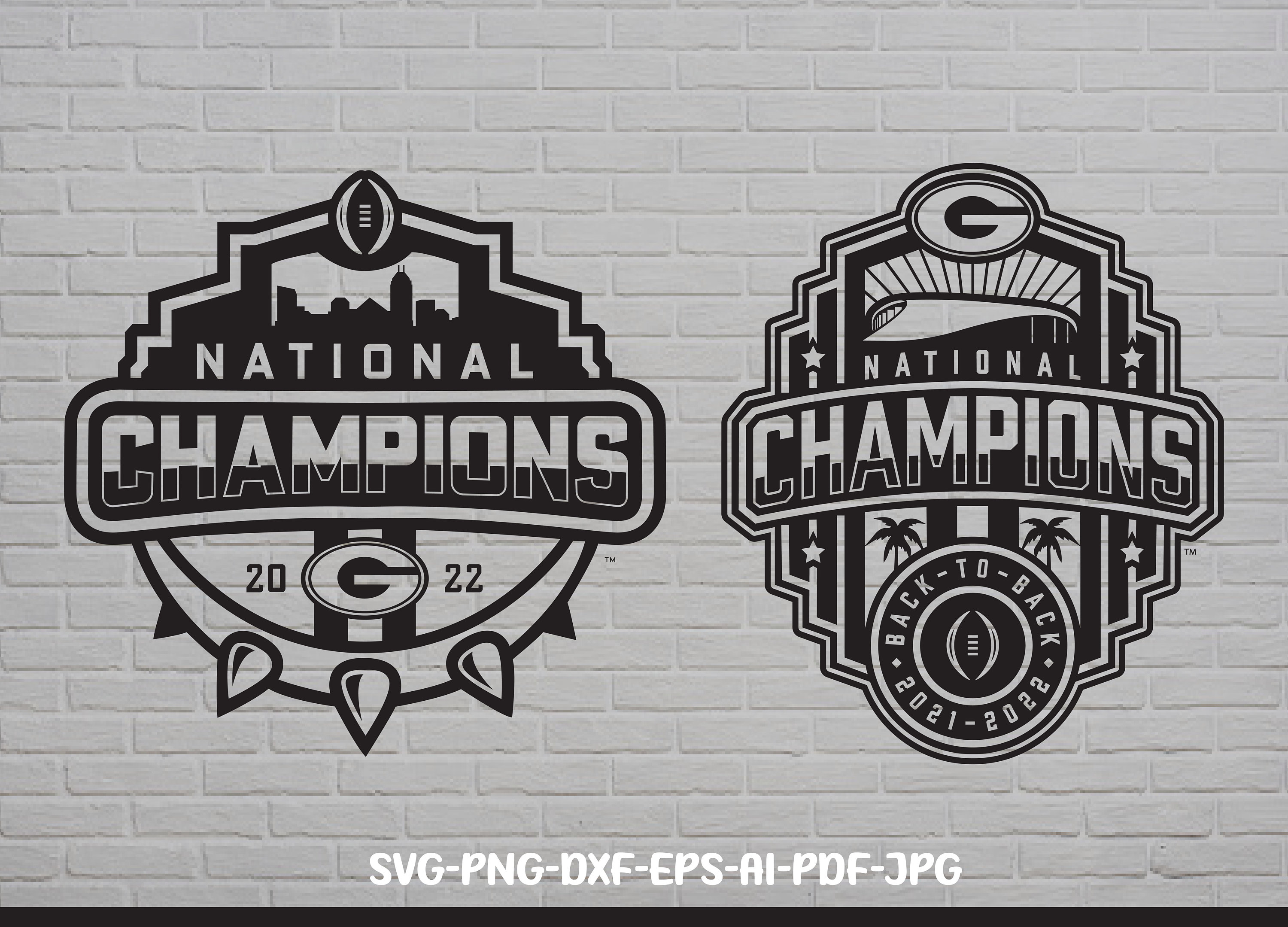 Bulldogs National Champions Svg Bulldogs Svg Etsy