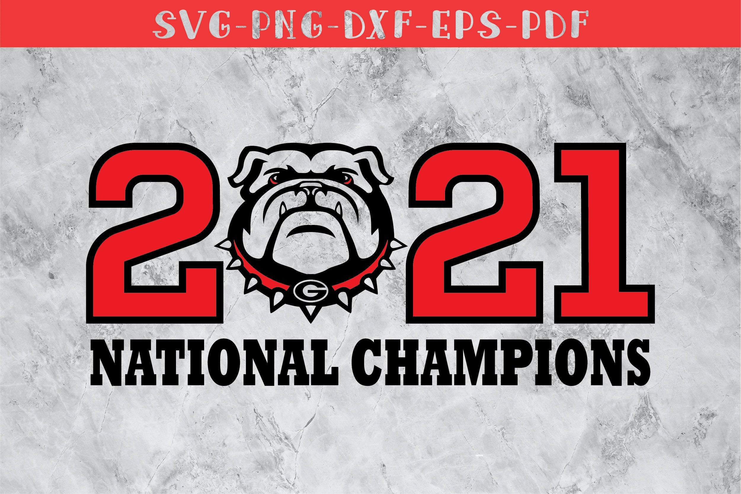 Bulldogs National Champions Svg Bulldogs Svg Etsy