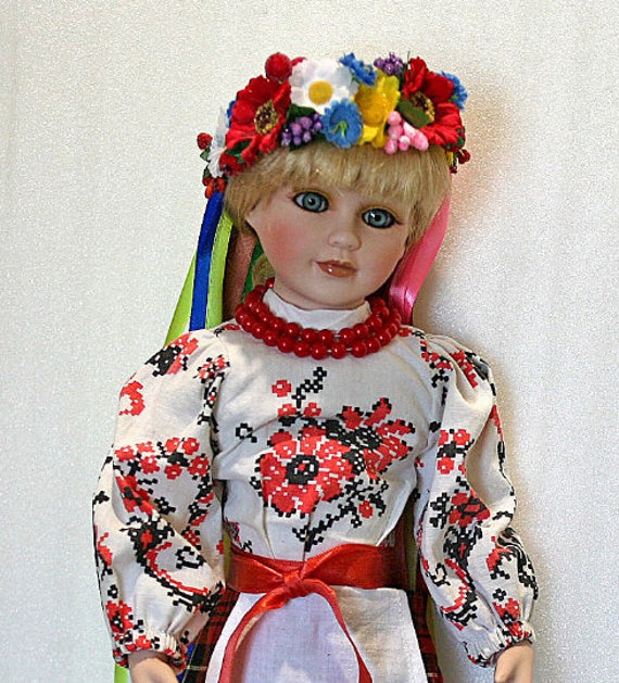 Vintage German Collectible Doll 22.4 Inches 1980s in Etsy