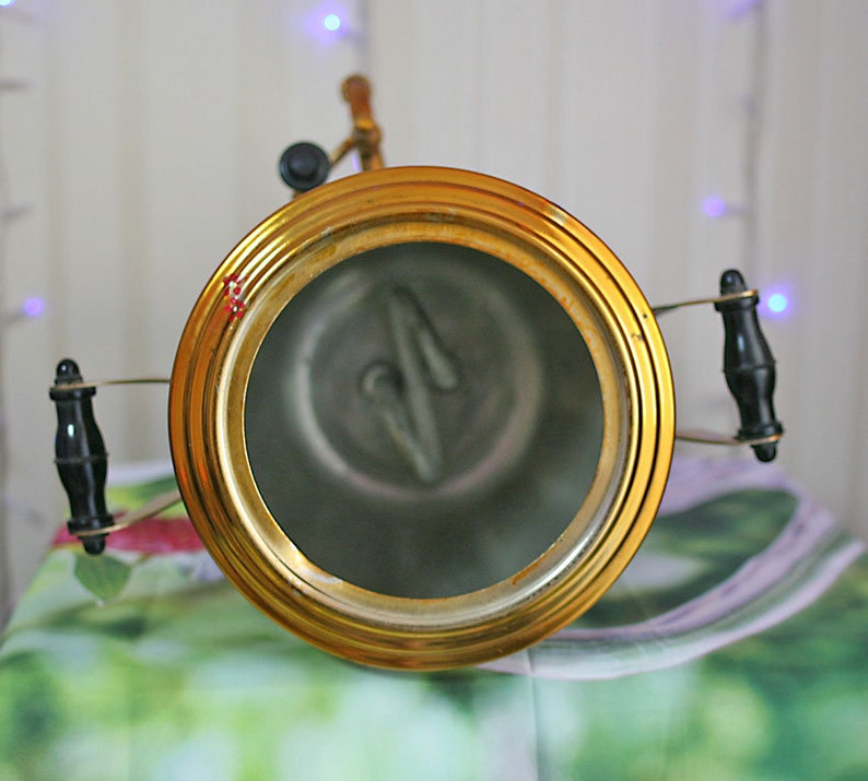 Vintage Hand Painted Electric Samovar, Soviet USSR Tea Pot image 5