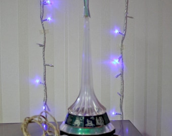 Vintage Rocket Night Light – 1970s Soviet Space Lamp