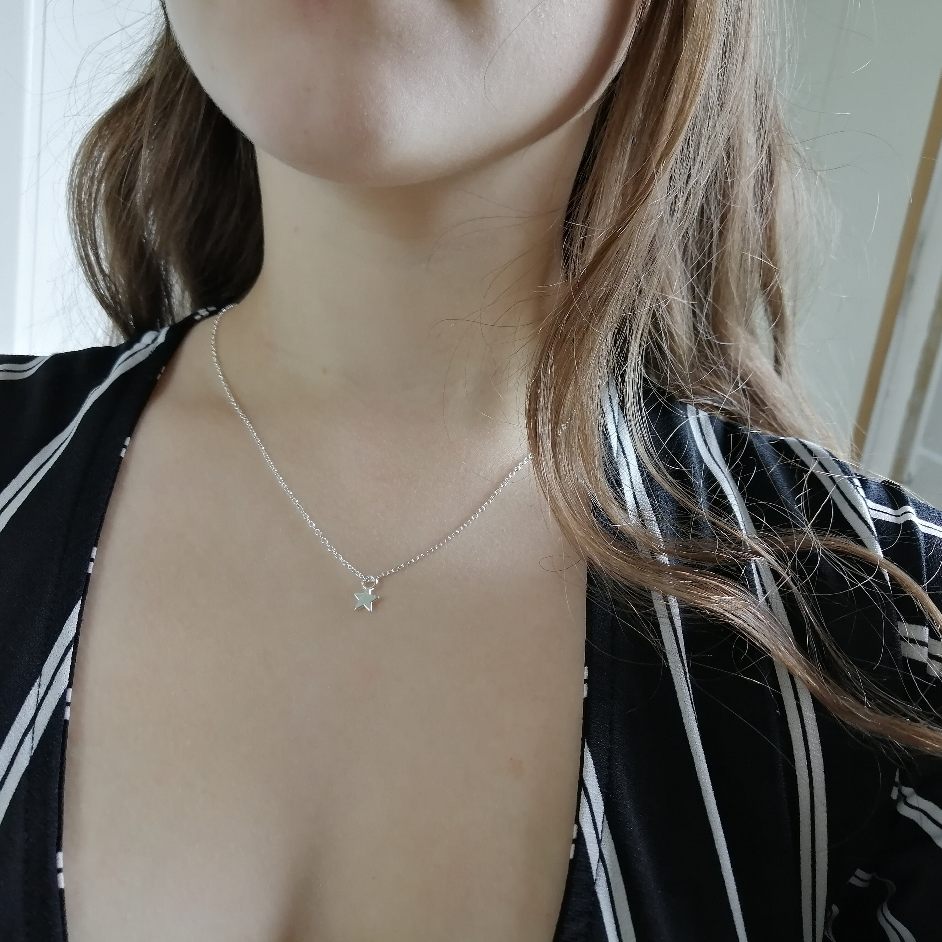 Minimal Star Sweater Necklace