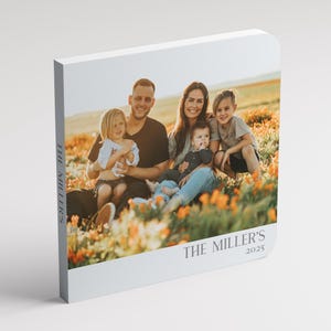 Custom Baby Photo Board Book: Personalized Family Story Keepsake