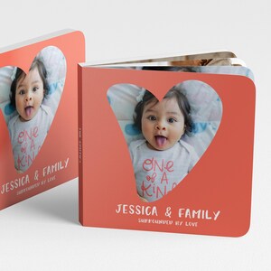 First Birthday Book : Custom Baby Board Photo Book image 2