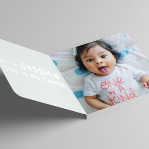 First Birthday Book : Custom Baby Board Photo Book image 3