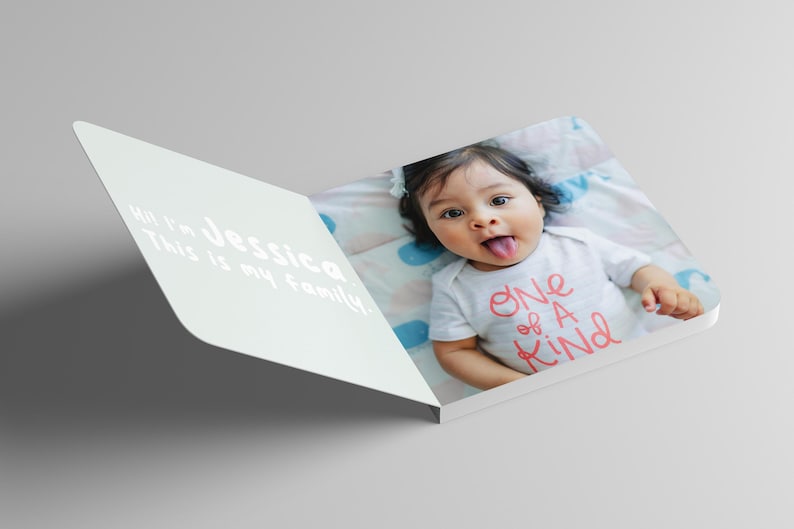 First Birthday Book : Custom Baby Board Photo Book image 3