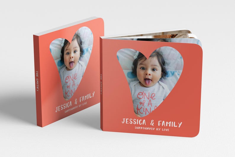 First Birthday Book : Custom Baby Board Photo Book image 2