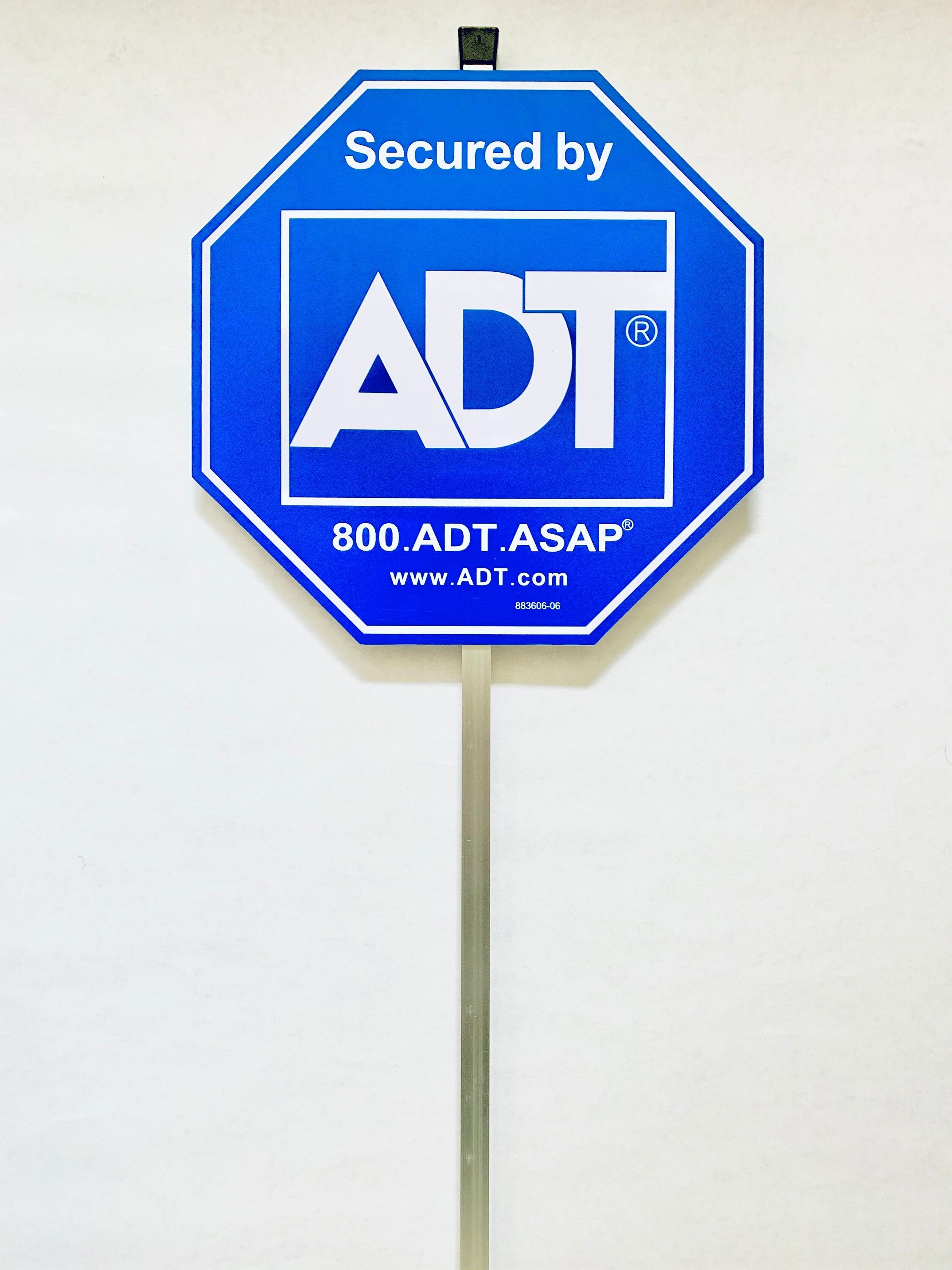 Classic ADT Yard Sign With 28 Aluminum Stake Etsy
