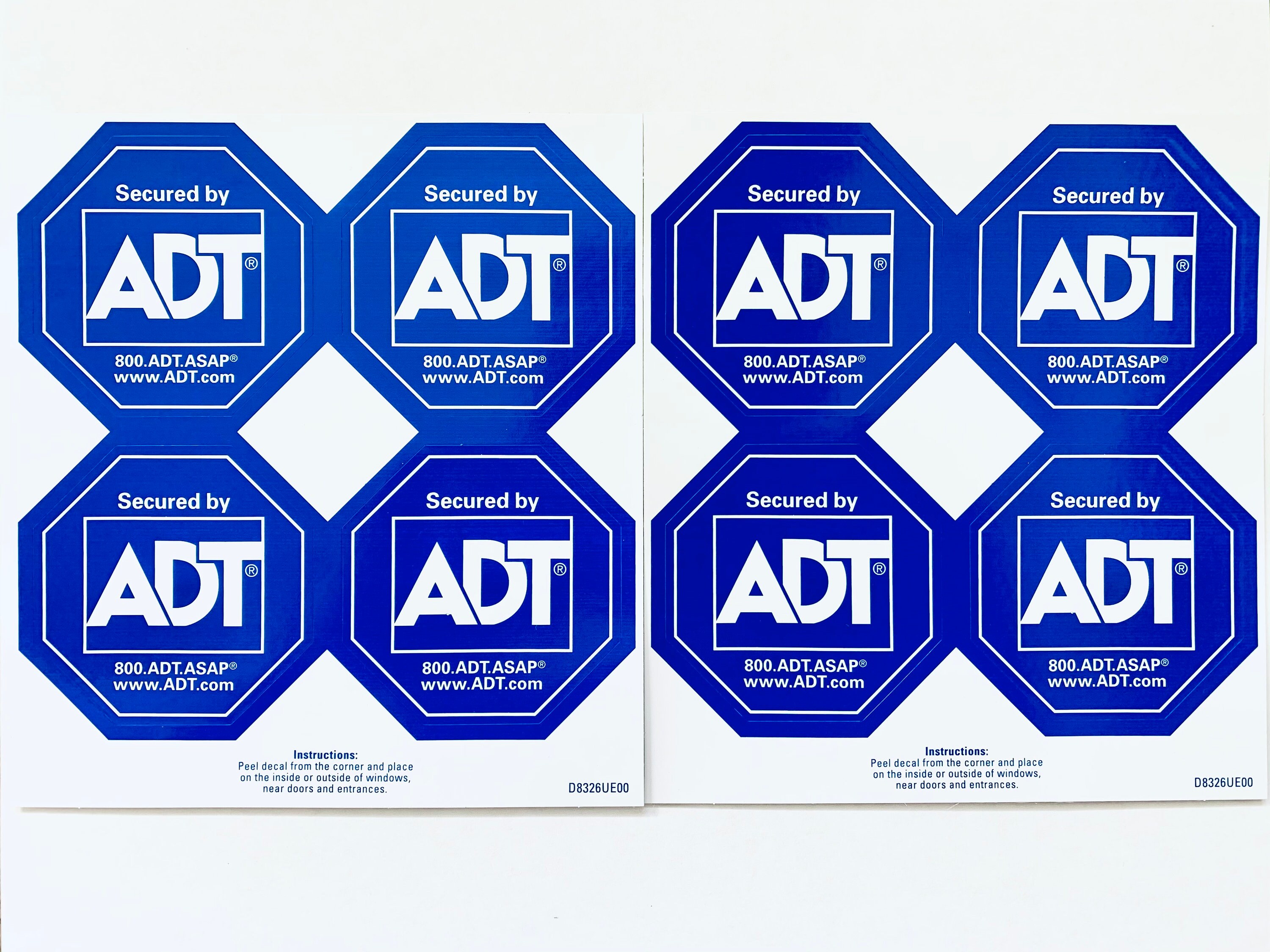 adt video surveillance stickers