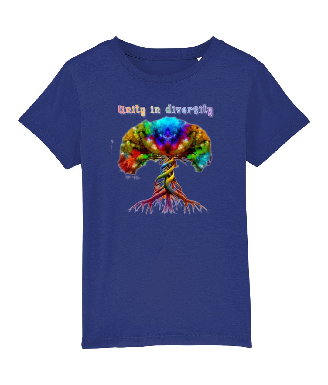 Mini Creator Unity in Diversity Tree Design Organic Tshirt for - Etsy