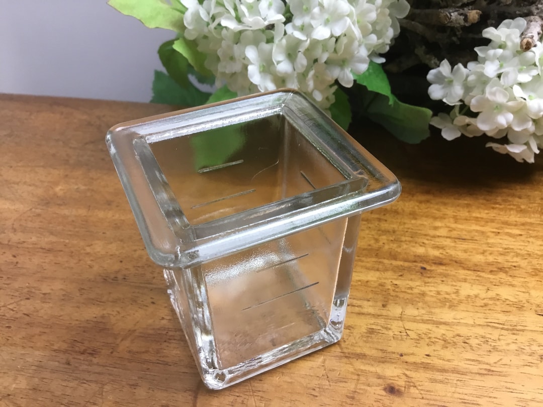 Muur Koffiemolen opvangbakje Vintage glas koffie molen - Etsy.de