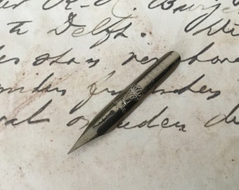 Originele penpunt - dip in pen… Ongebruikt - Ca. eind jaren 1940 - maakt uw kroontjes pen weer compleet - kalligraferen