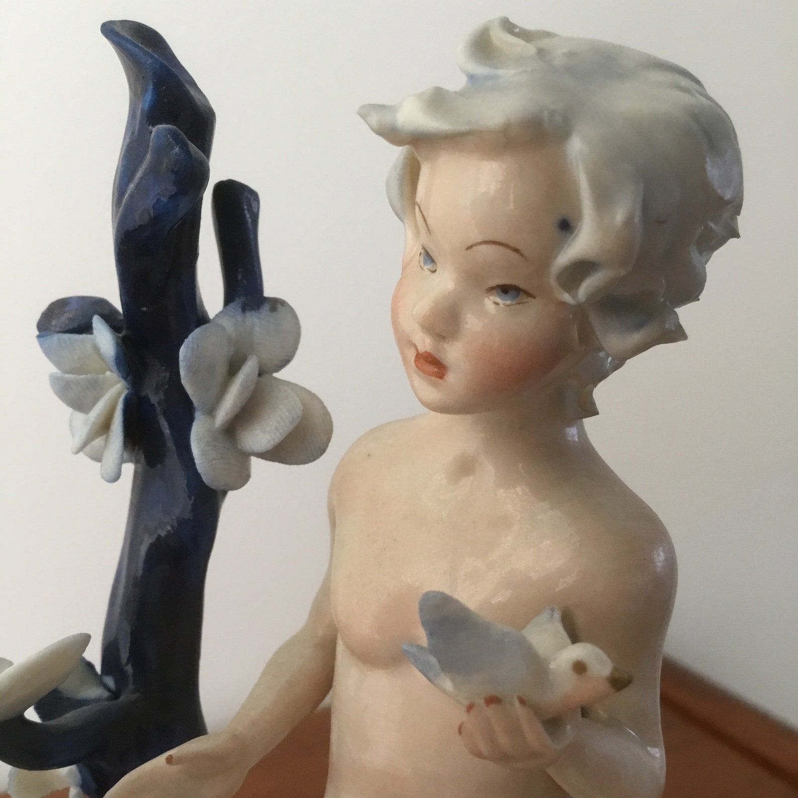 Italian porcelain figurine of Cesare Villari Capodimonte Etsy