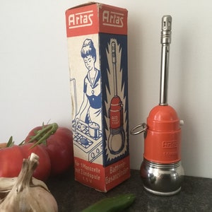 vintage Gas Lighter in Original Box - Stove Lighter from the Sixties in Original Box, Artas Germany Ca.1960 - 1.5volt