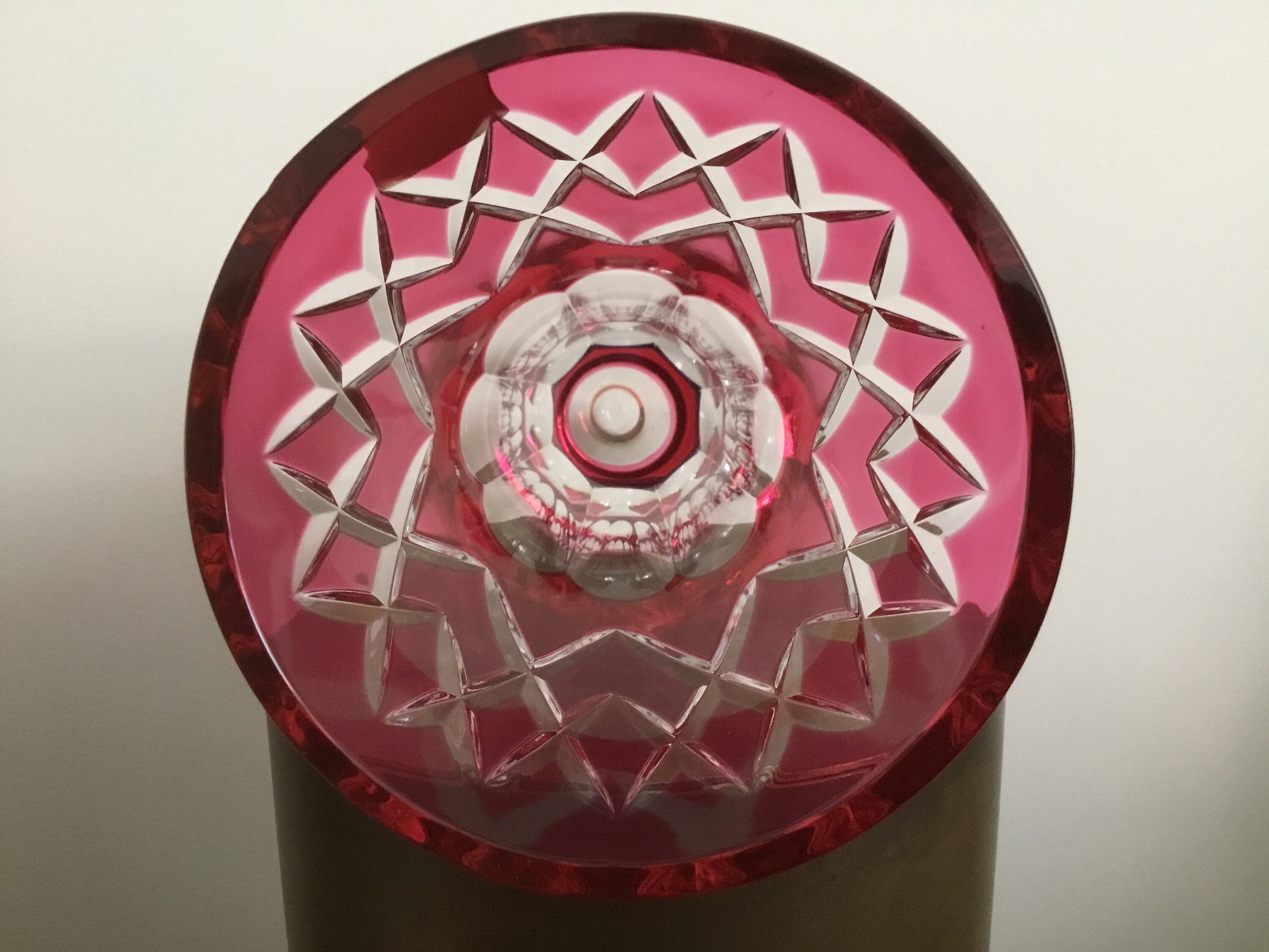 ヴァル サン ランベール 花瓶 - VSL - ベルギー クリスタッ