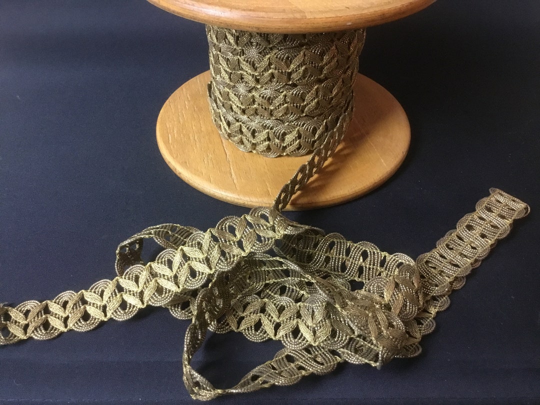 Very Old Lace - Gold Braid Ribbon for Antique Decorations Costumes ...