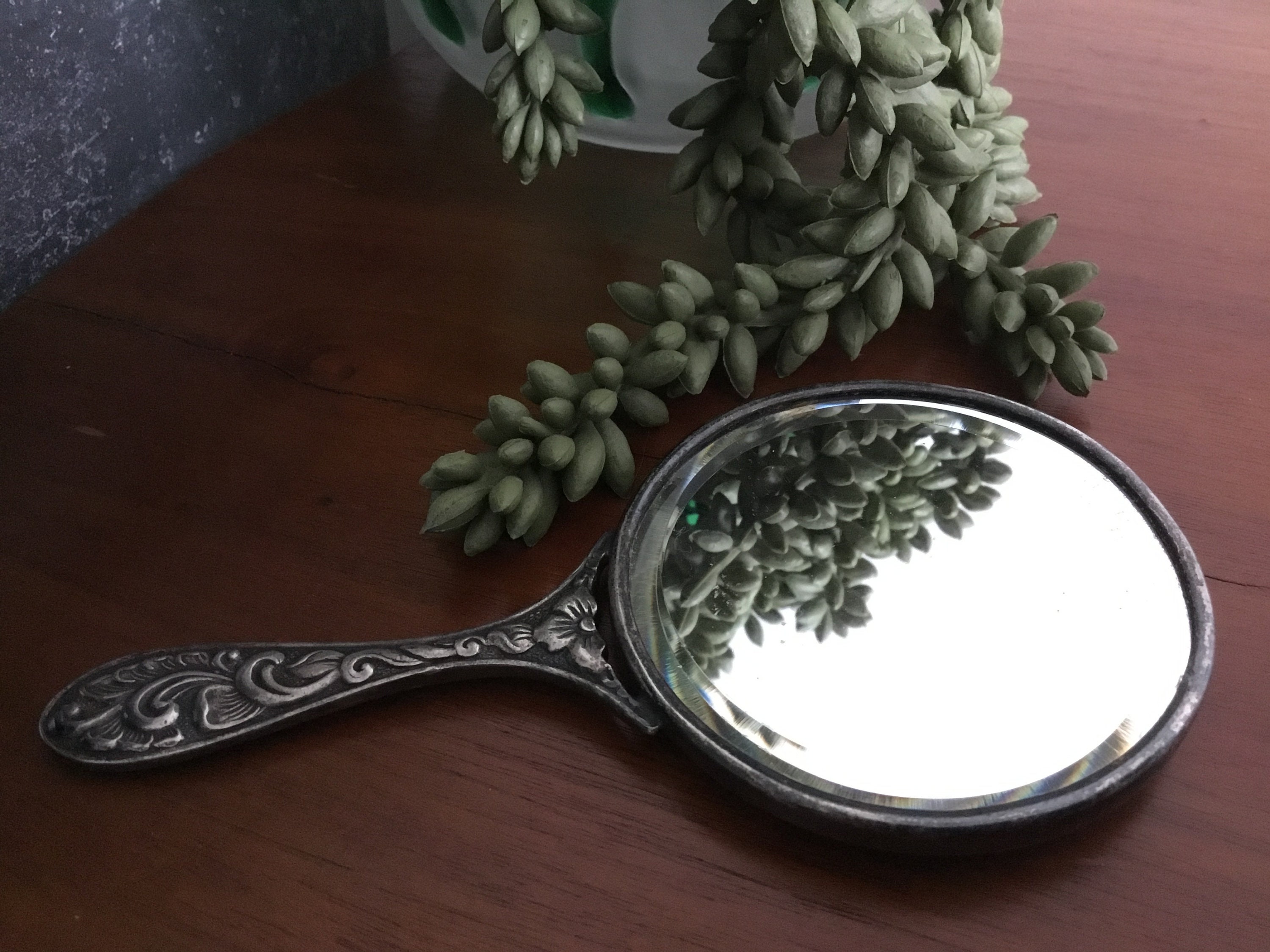 Mini Hand Mirror Silver Plated Metal Handle Ca.1950-1960 Mid Century Vintage Hand Mirror With Facet Cut Mirror Denmark - Etsy Mini Hand Mirror Silver Plated Metal Handle Ca.1950-1960 Mid Century Vintage Hand Mirror With Facet Cut Mirror Denmark - Etsy