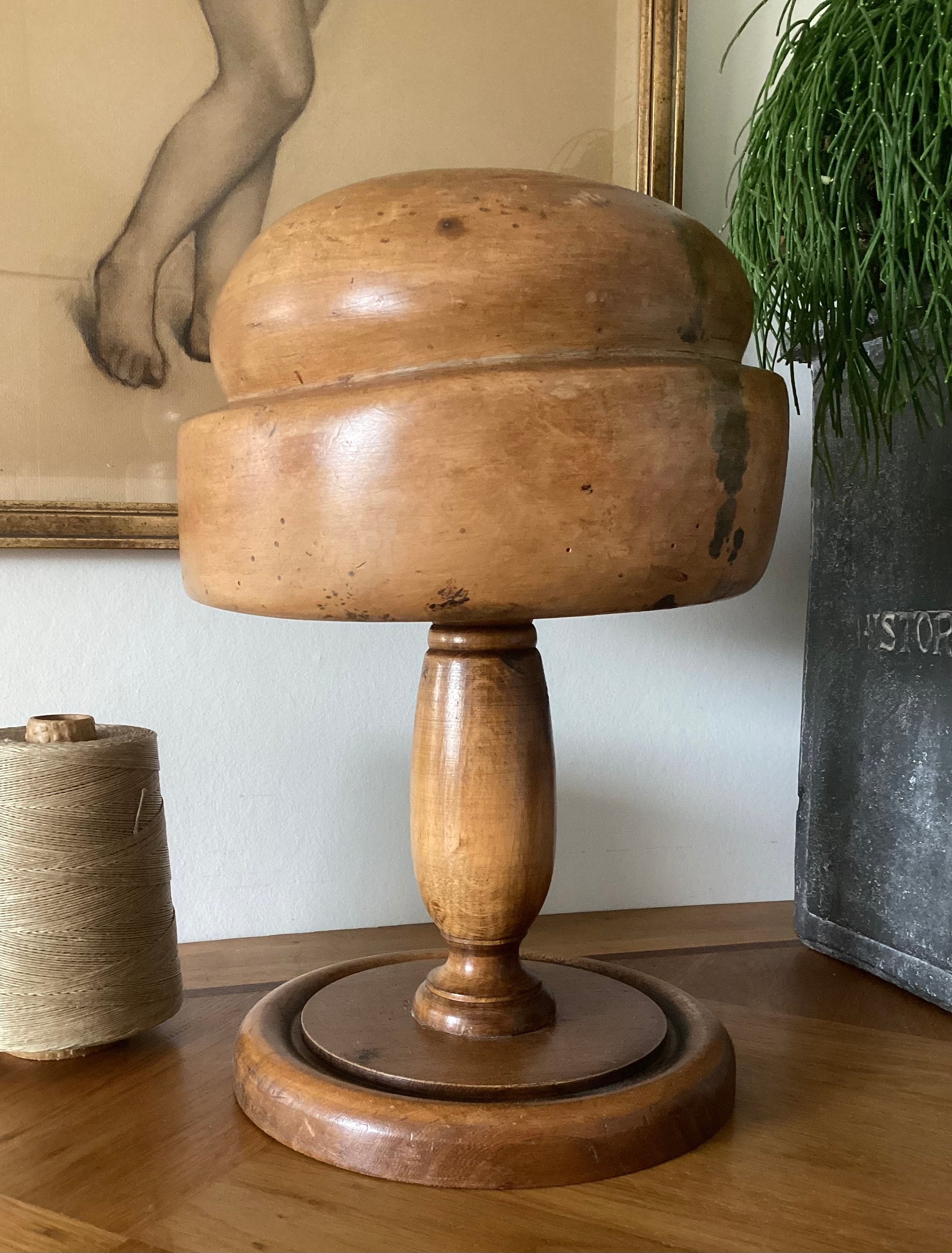 美術品・アンティーク・コレクション 帽子木型セットフランスアンティーク