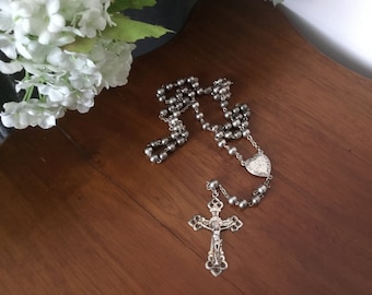 Rosario De San Benito Con Zirconias. Oro Laminado 18k | Meses Sin Inter&eacute;s