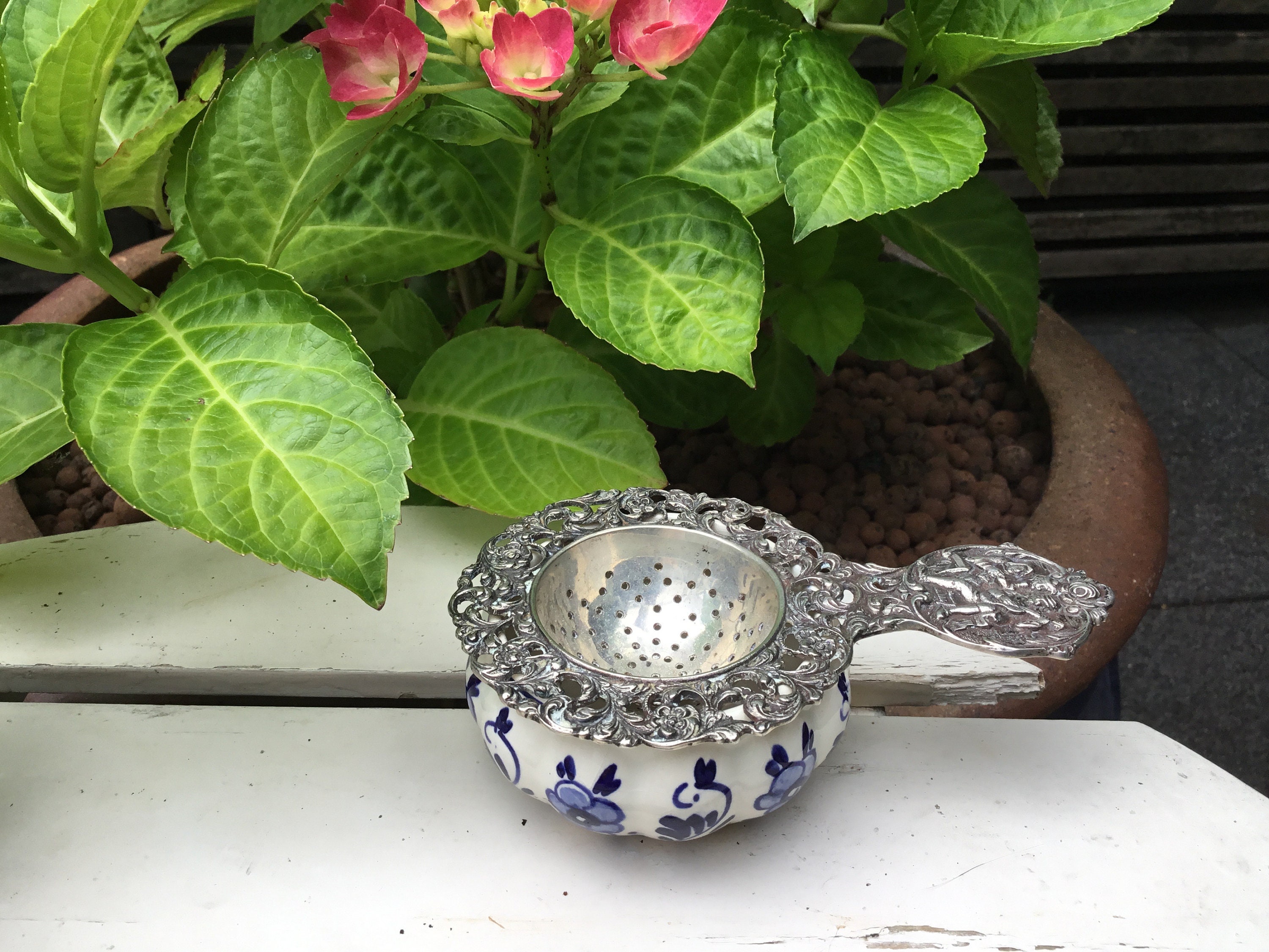 人気スポー新作 Delft Tea Strainer - Etsy Ireland 工芸品