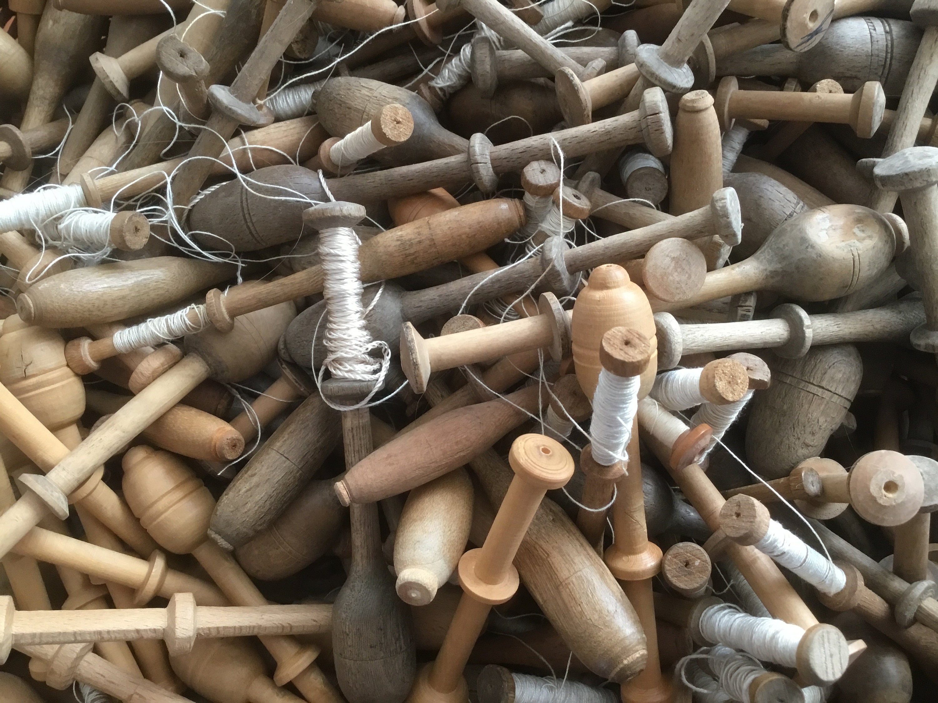 25 Bolillos de madera Bolillos para hacer encaje, encaje de