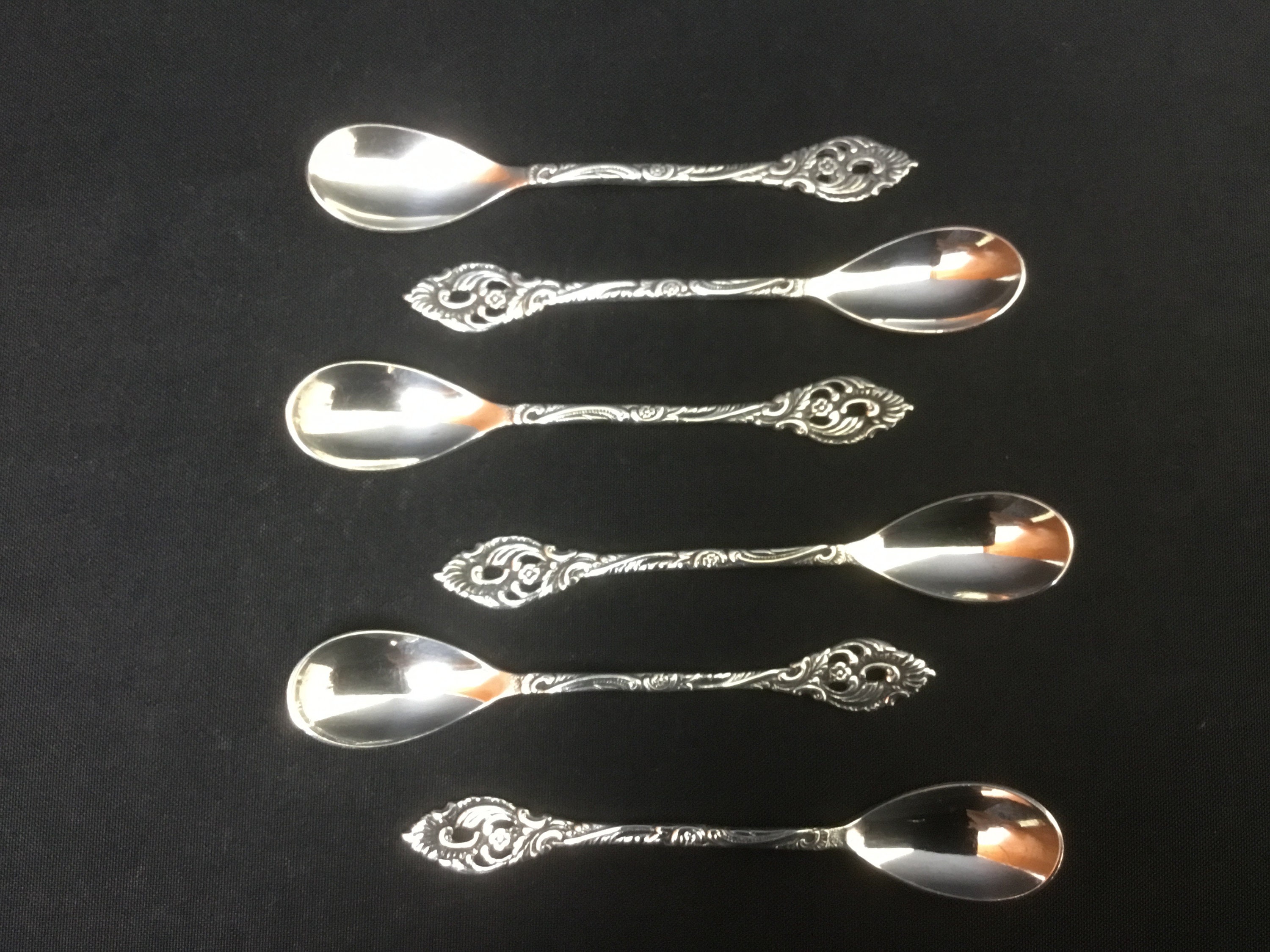 lied Brig kleding Egg Liqueur or Eggnog Spoons Set of 6 Small Spoons From the - Etsy