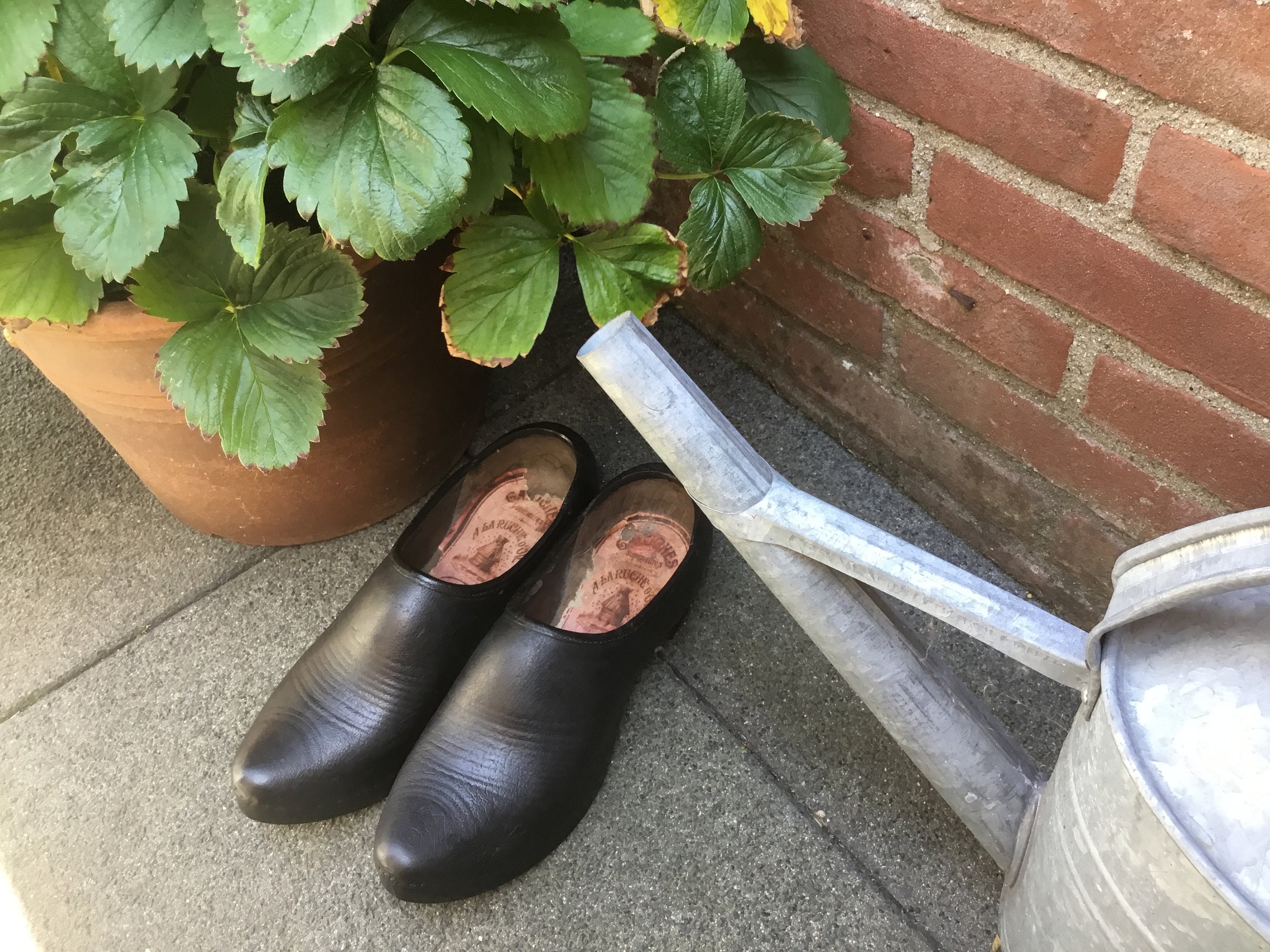 French Women's Clogs With Heel Made of Wood With Black - Etsy