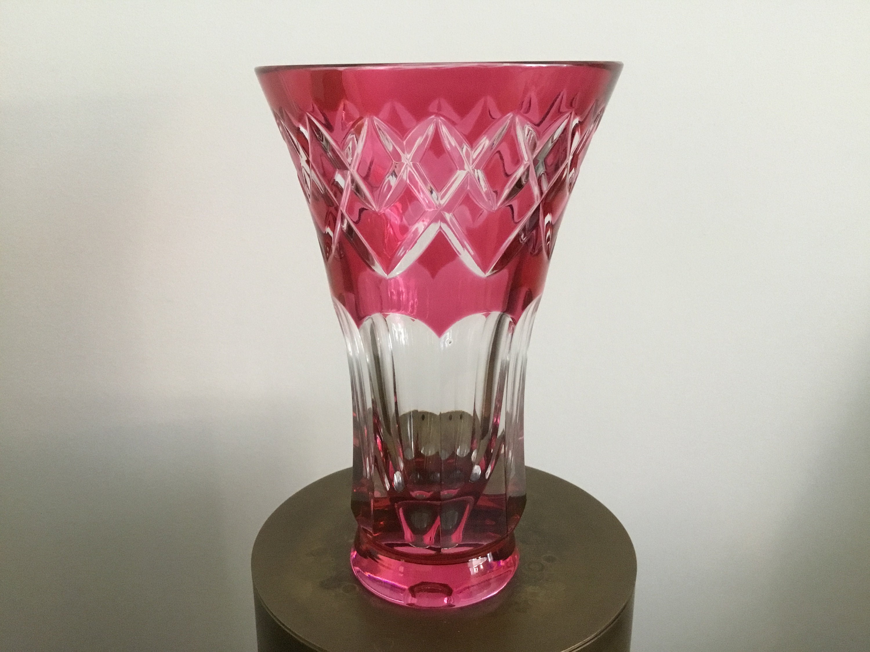 ヴァル サン ランベール 花瓶 - VSL - ベルギー クリスタッレリーの美
