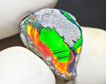 AAA+ オパール原石 (スモーク処理)ブラックオパール 最終割引早い者勝ち!! AAA+ エチオピア産ブラックオパール原石、ブラックオパール原石