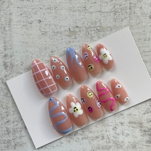 Handmade press on nails.