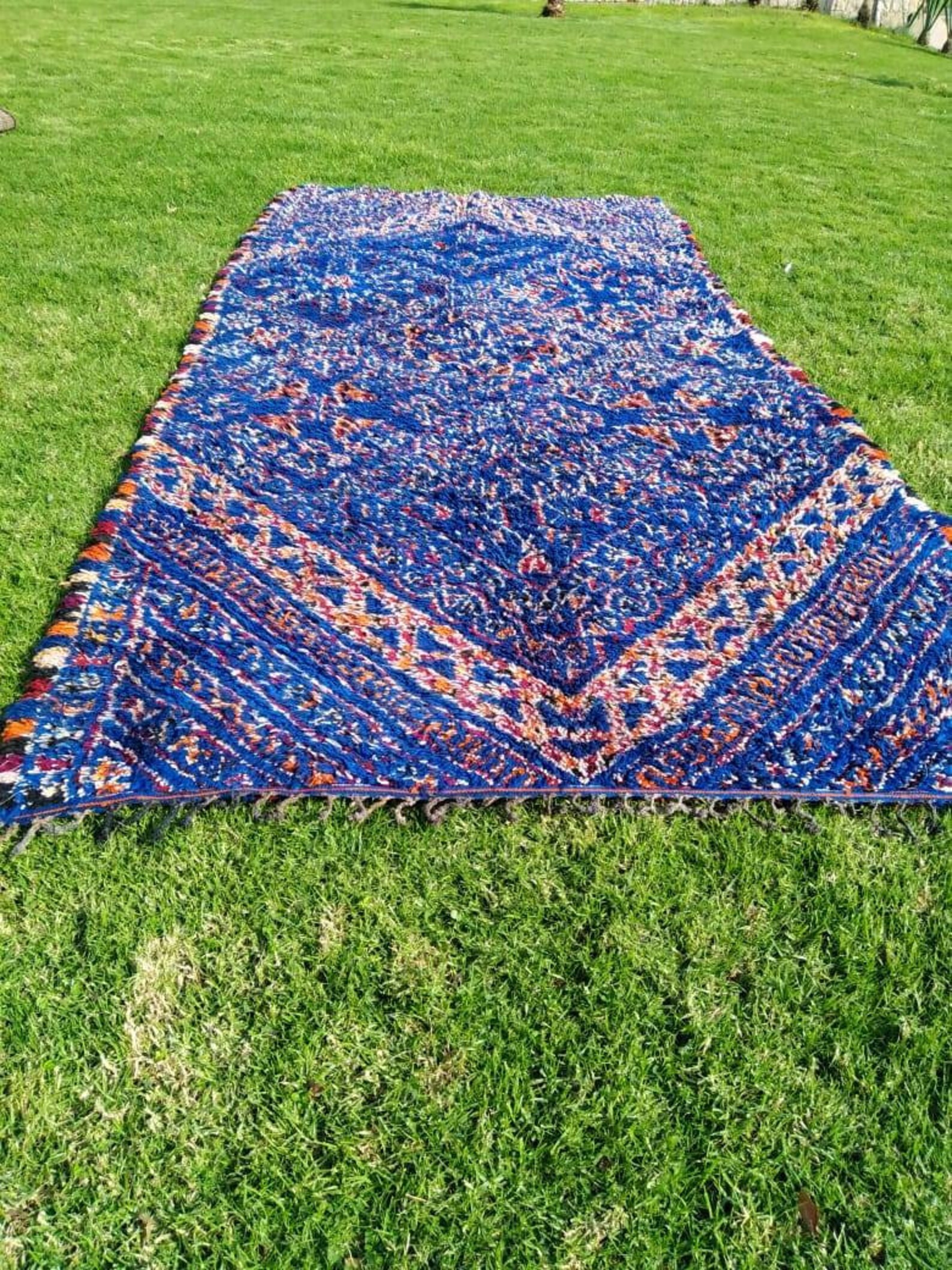 Vintage Moroccan Rug Autentic Berber Rug Highquality Rug Etsy