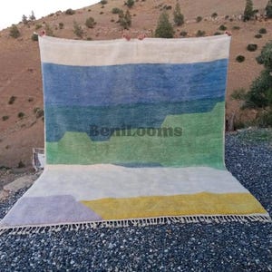 Custom Moroccan Wool Rug: Hand-Knotted Berber Carpet
