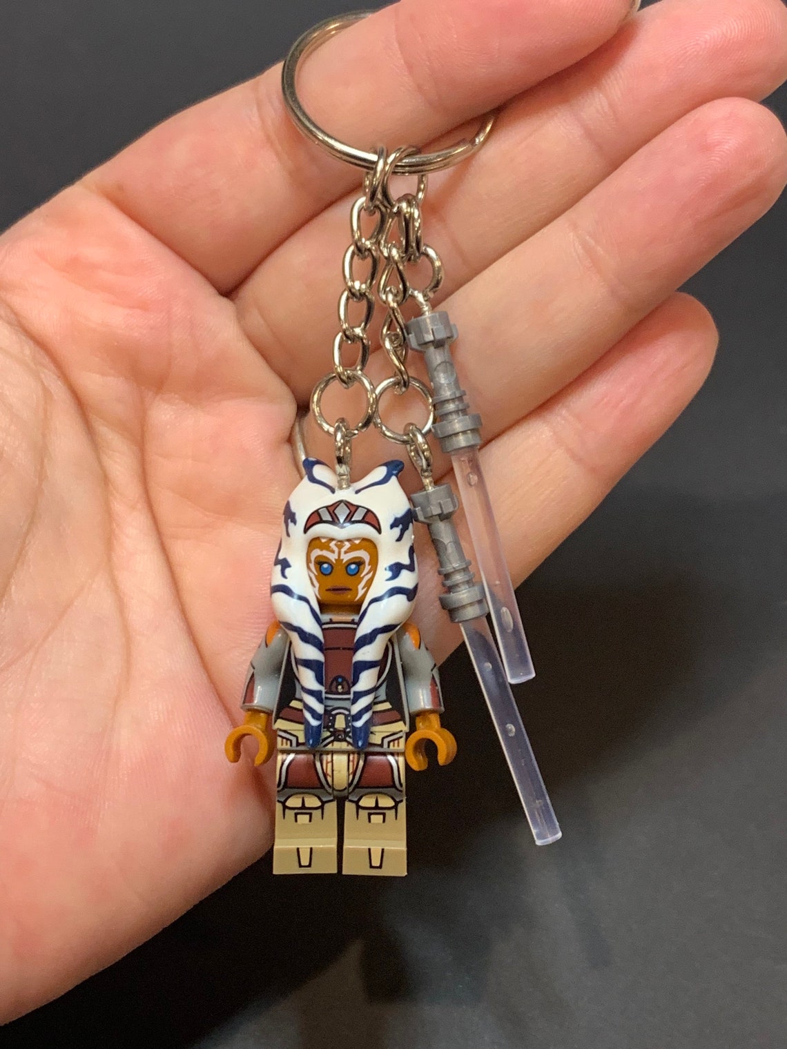 Mandalorian Ahsoka Tano Keychain Etsy