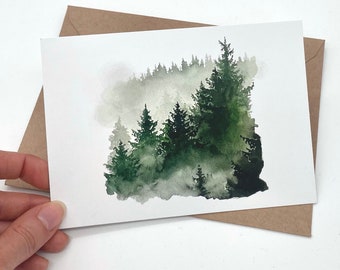 Postkarte // Grußkarte // Naturmotiv // Wald
