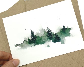 Postkarte // Grußkarte // Naturmotiv // Wald