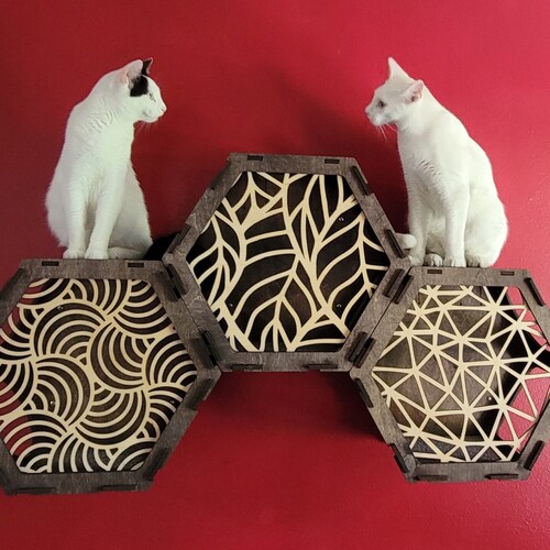 decorative cat shelves